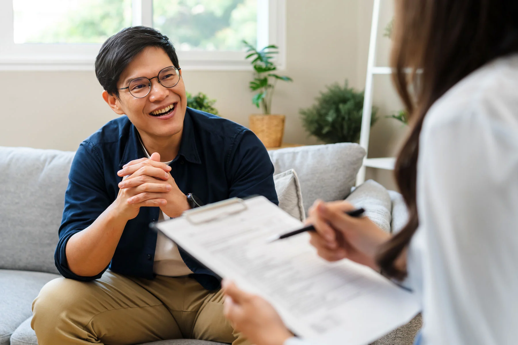 The Importance of Addiction Aftercare A man is enjoying a session with an addiction aftercare therapist while in the aftercare program in Mechanicsburg, PA.