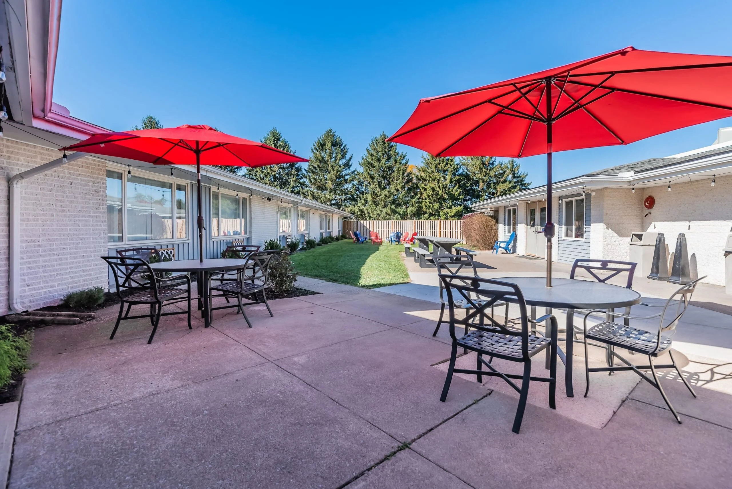 patio at arkview behavioral health in Pennsylvania