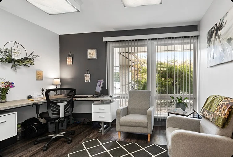 Private therapy room for MAT program counseling sessions in Pennsylvania