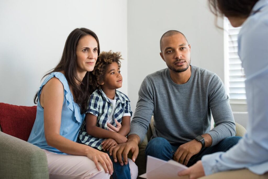 Folks in family therapy