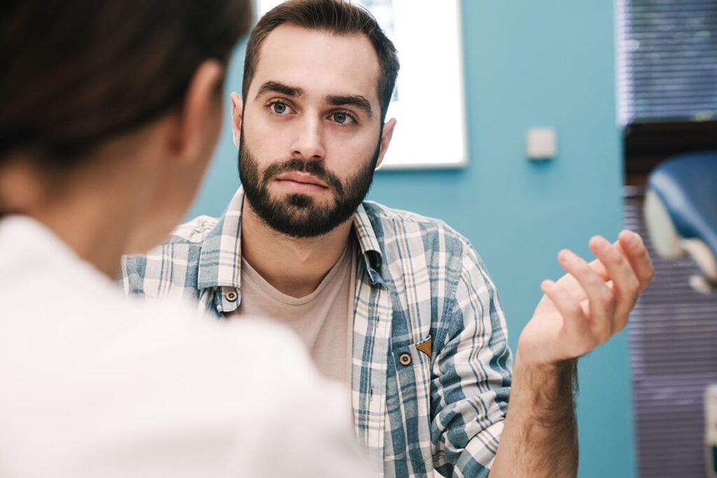 a patient asks a doctor about the types of pharmacotherapy