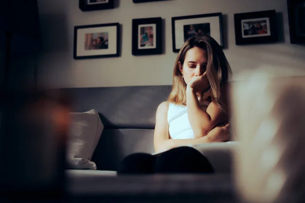 Woman experiencing anxiety