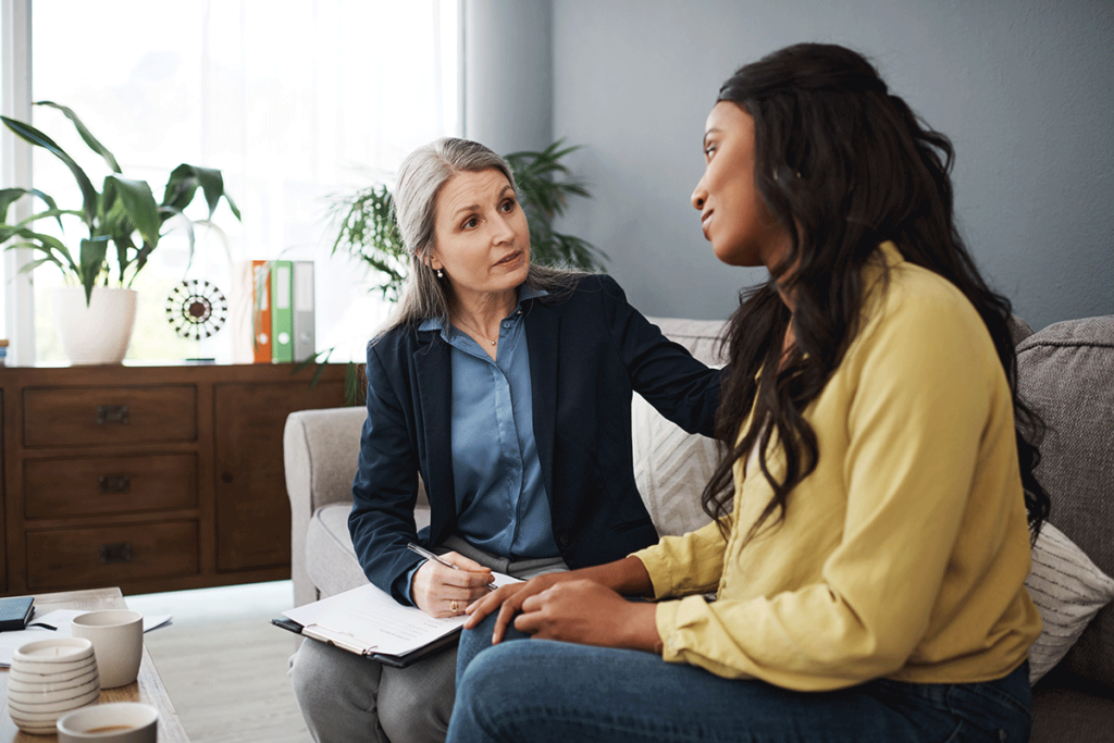 A therapist explains three benefits of medication assisted treatment.