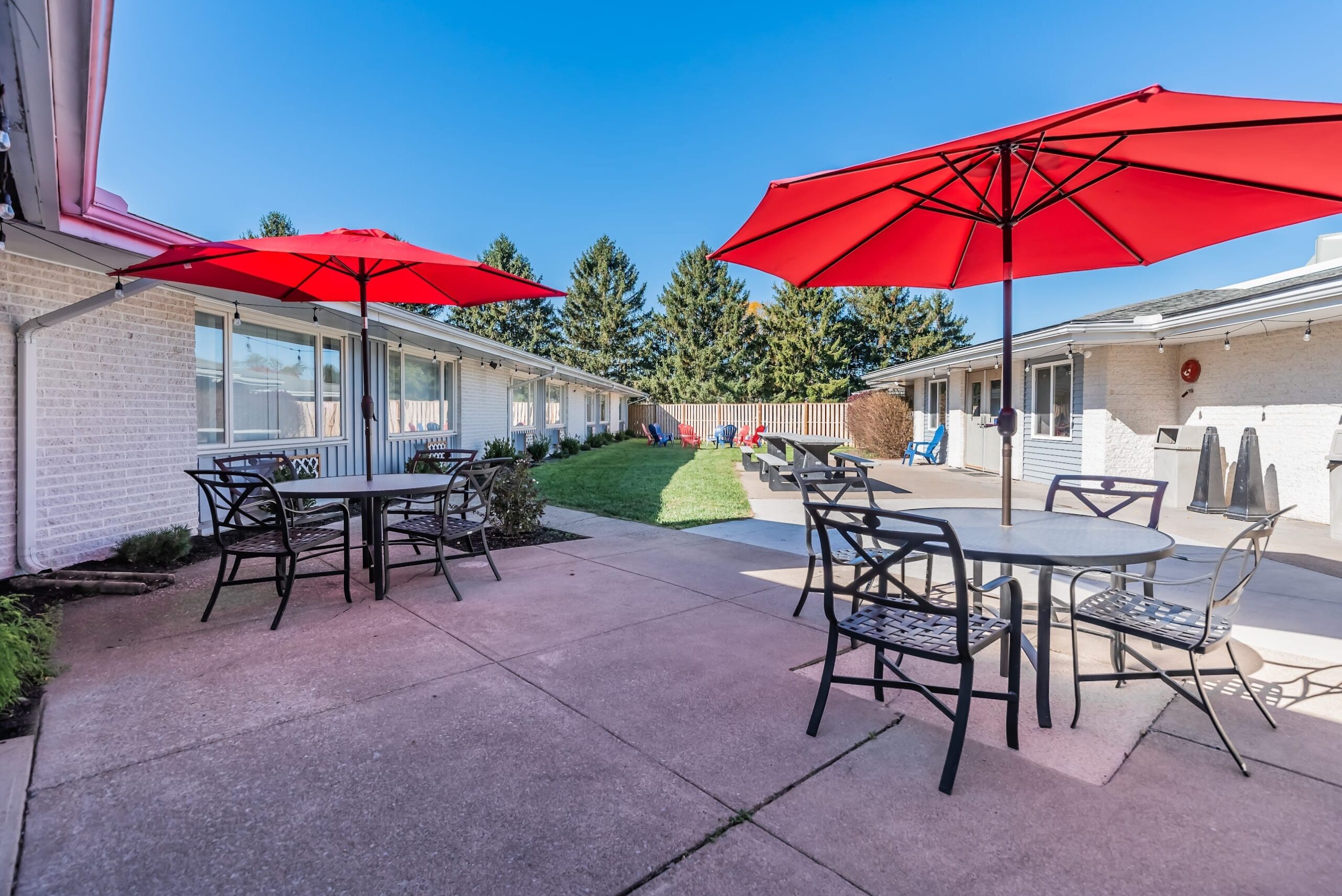 patio at arkview behavioral health in Pennsylvania