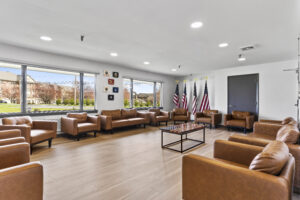 Fentanyl addiction treatment center lounge in Pennsylvania