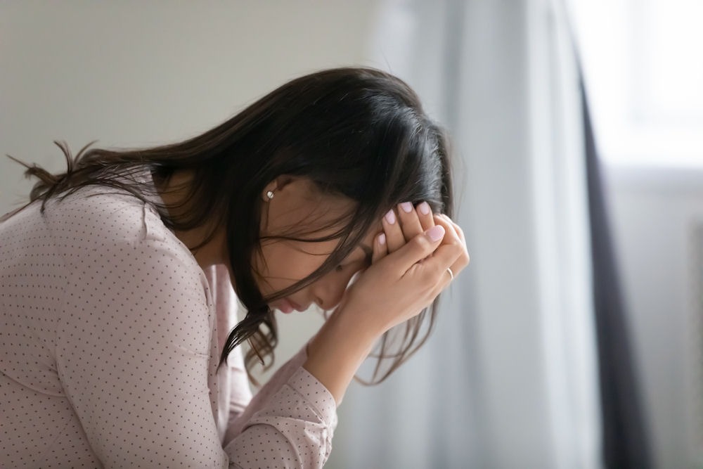 a woman with alcohol addiction problem seeking treatment