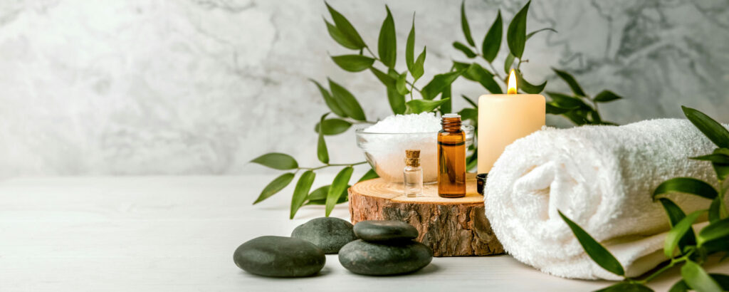 essential oils and spa